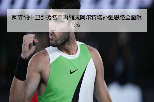 阿森纳中卫引援名单再缩减阿尔特塔补强思路全面曝光